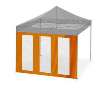 Seitenwand mit Panormafenster (vertikal oder horizontal)