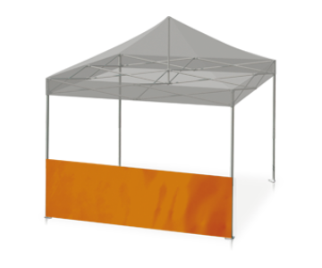 Seitenwand - halbhoch mit Querverstrebungsstange